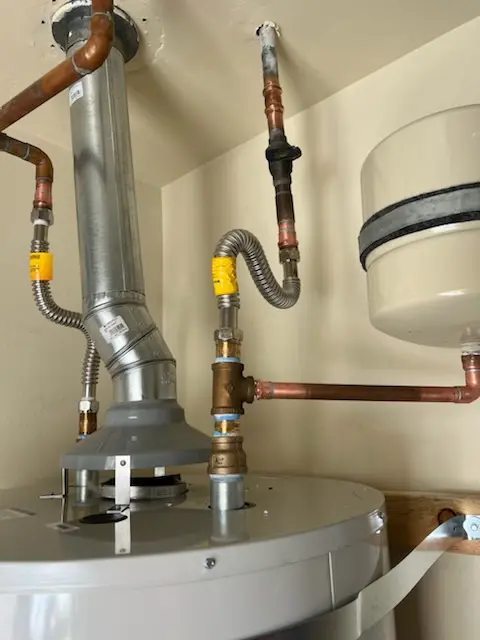 Water heater installation and plumbing repair in East Price Hill