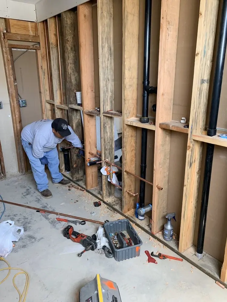 Commercial rough-in plumbing for Gas Line Repair in East Price Hill